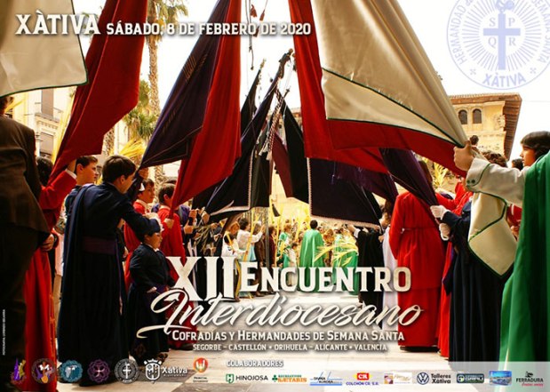 Xàtiva acoge este sábado el XII Encuentro Interdiocesano de Cofradías y Hermandades de Semana Santa